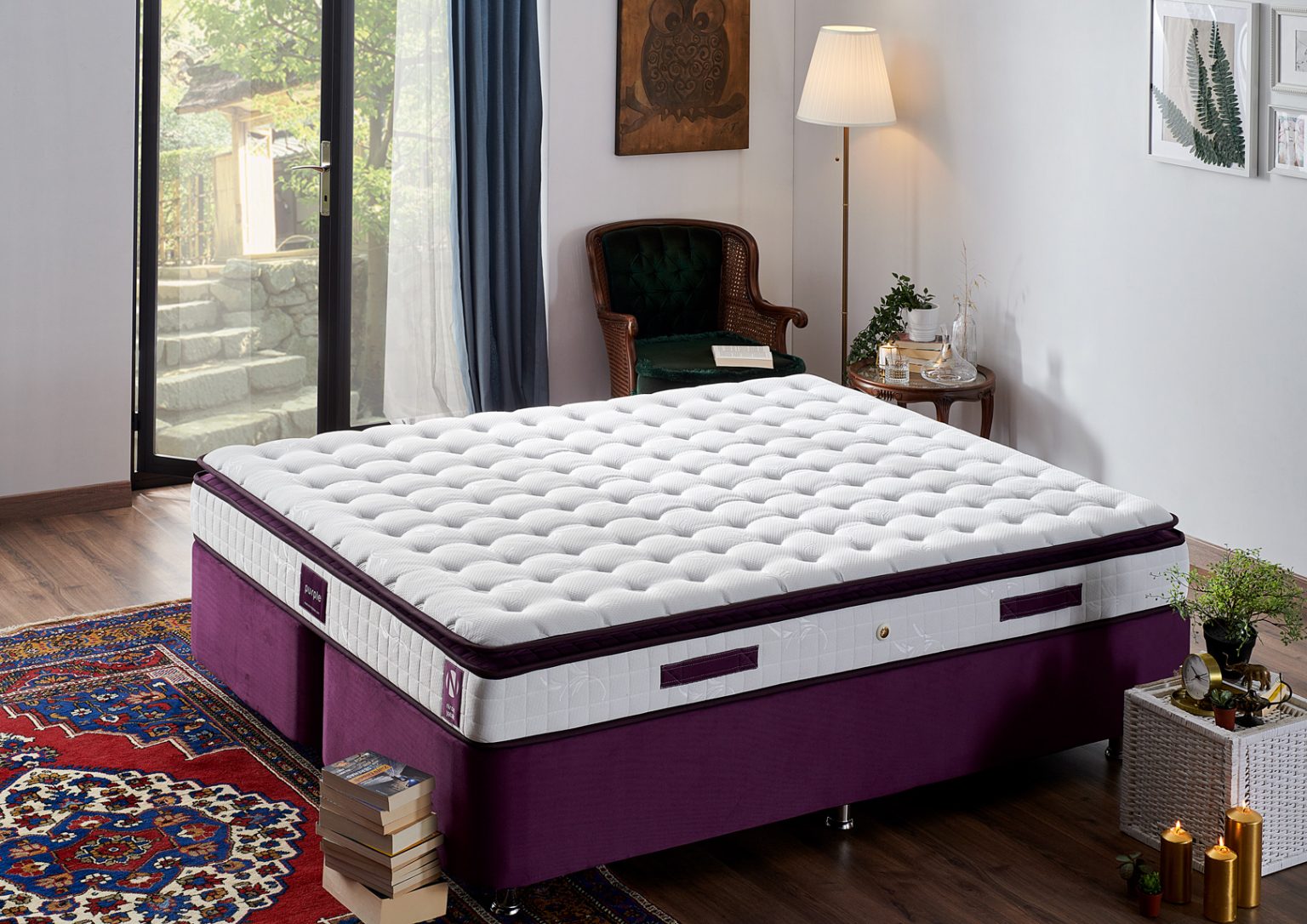 140×190 cm Purple Yatak Türkiye�nin ilk ve lider yatak satış sitesi