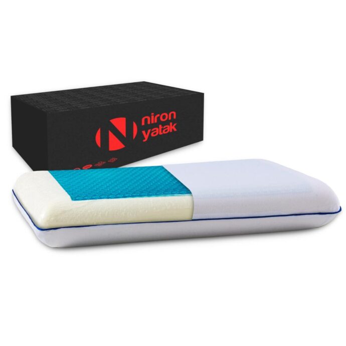 Niron Spa Visco Jel Yastık – Aqua Jel Katmanlı Ortopedik Visco 69x40x12 cm