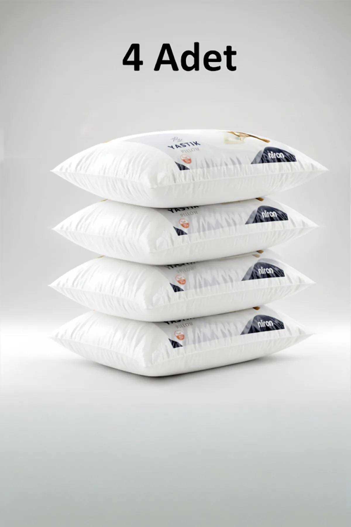 🛏️ Niron 4’lü Silikon Yastık Seti – Aileniz İçin Konforlu Bir Seçim